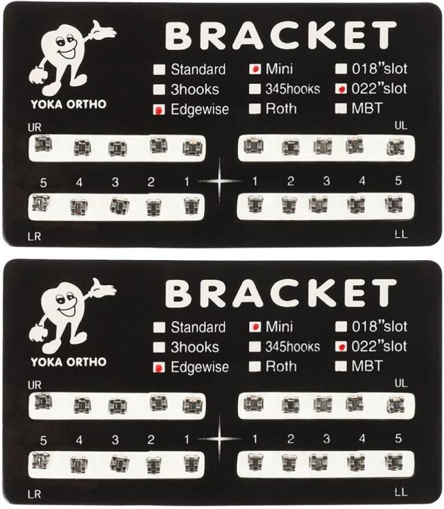 Complete Orthodontic Bracket Kit (Upper + Lower)
